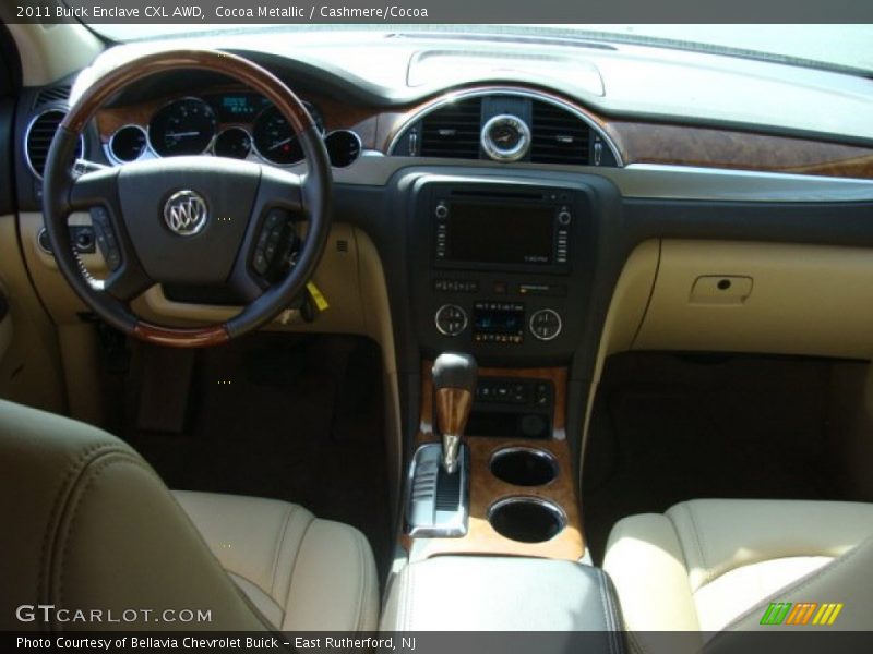 Cocoa Metallic / Cashmere/Cocoa 2011 Buick Enclave CXL AWD