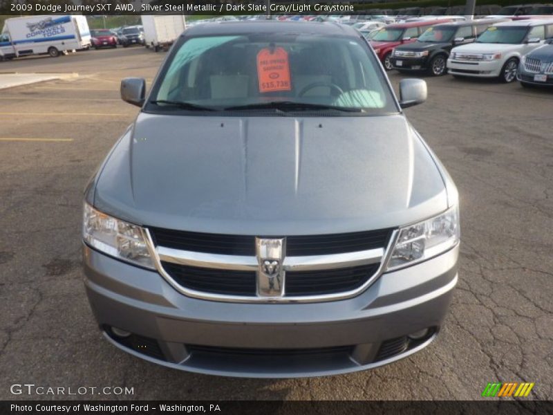 Silver Steel Metallic / Dark Slate Gray/Light Graystone 2009 Dodge Journey SXT AWD