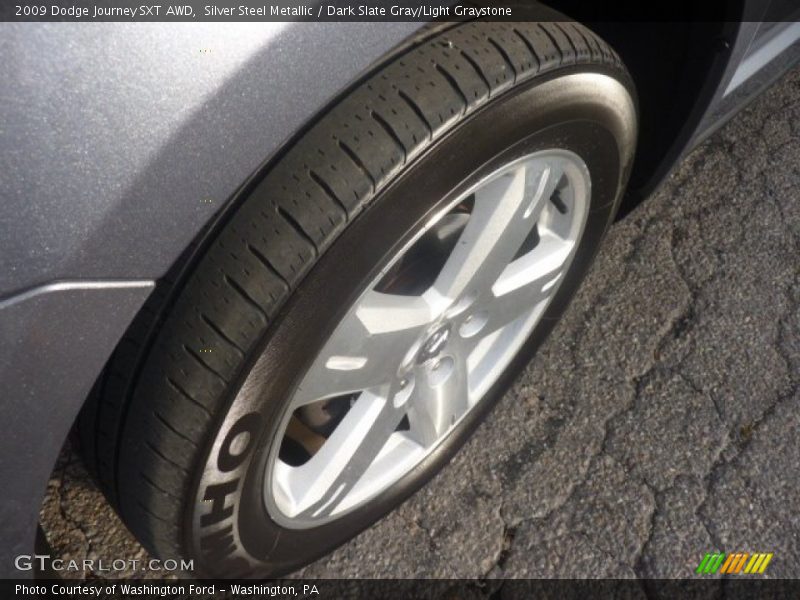 Silver Steel Metallic / Dark Slate Gray/Light Graystone 2009 Dodge Journey SXT AWD