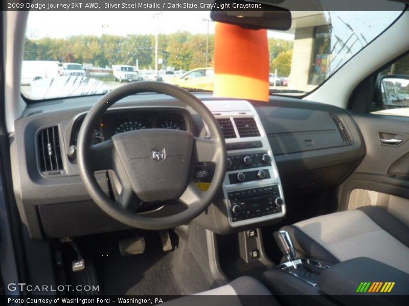 Silver Steel Metallic / Dark Slate Gray/Light Graystone 2009 Dodge Journey SXT AWD