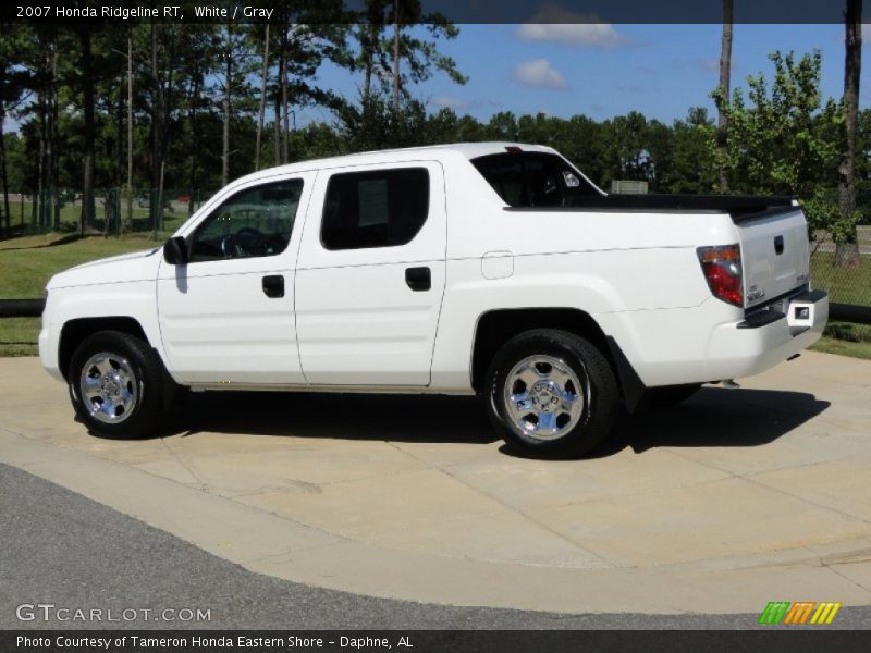 White / Gray 2007 Honda Ridgeline RT