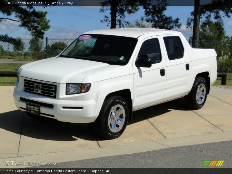 White / Gray 2007 Honda Ridgeline RT