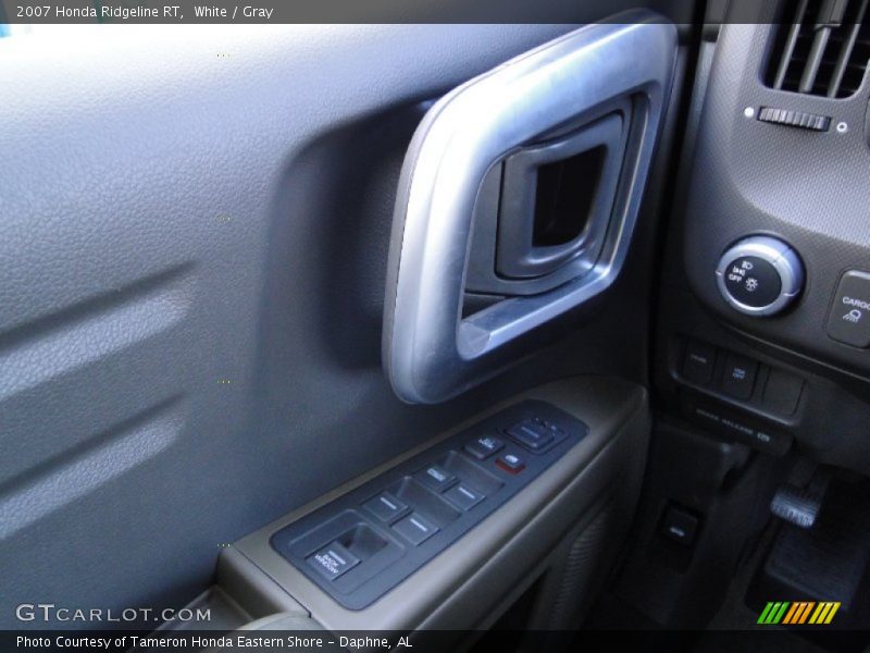 White / Gray 2007 Honda Ridgeline RT