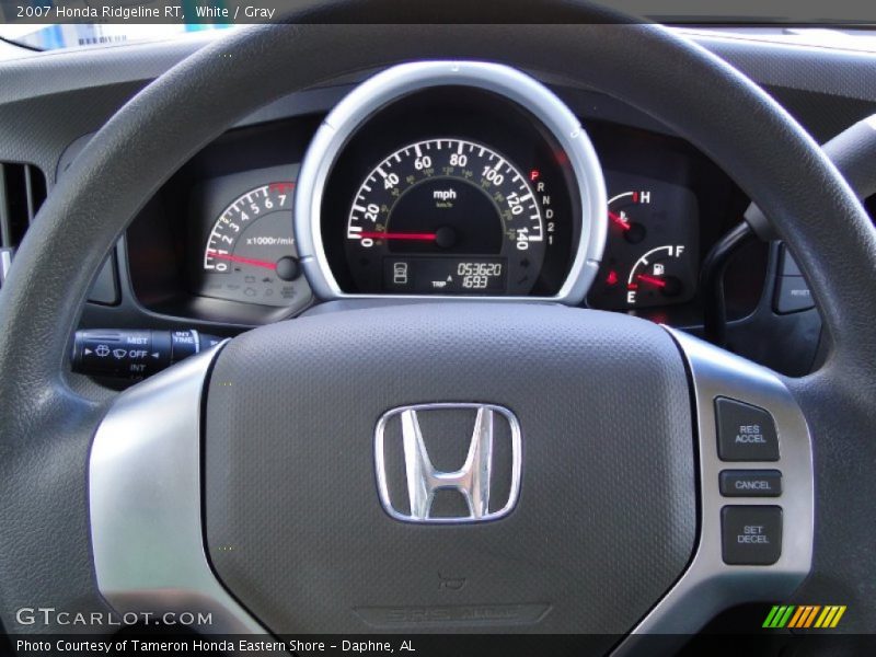 White / Gray 2007 Honda Ridgeline RT