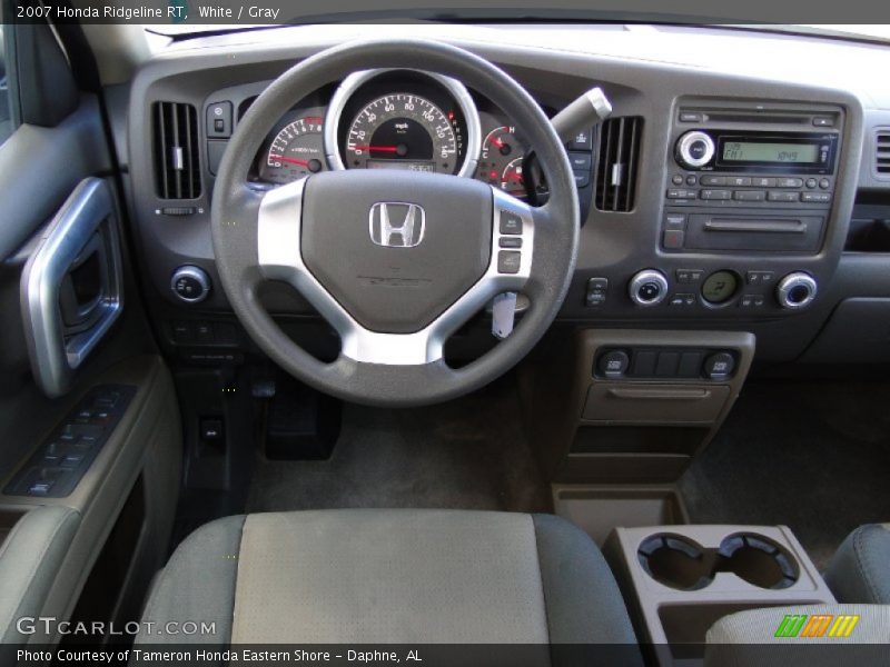 White / Gray 2007 Honda Ridgeline RT