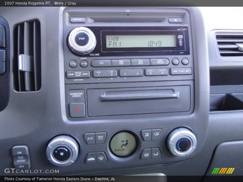 White / Gray 2007 Honda Ridgeline RT