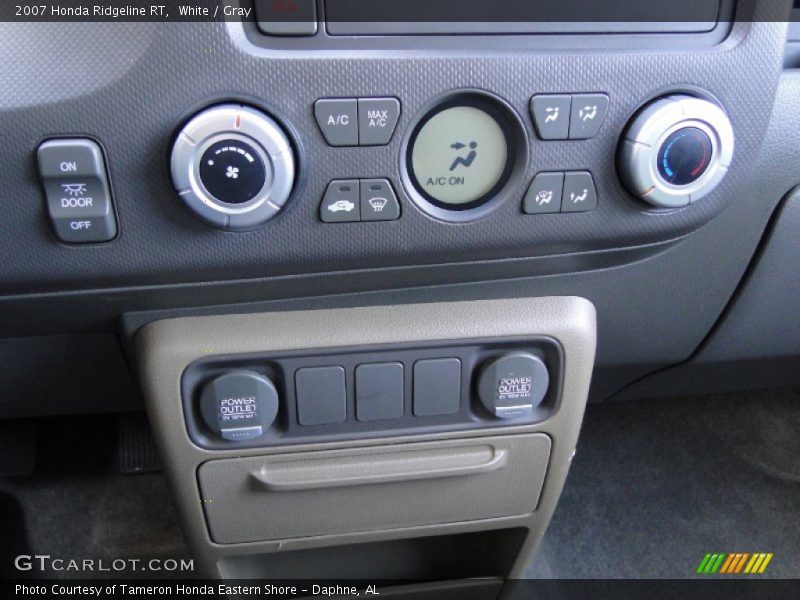 White / Gray 2007 Honda Ridgeline RT