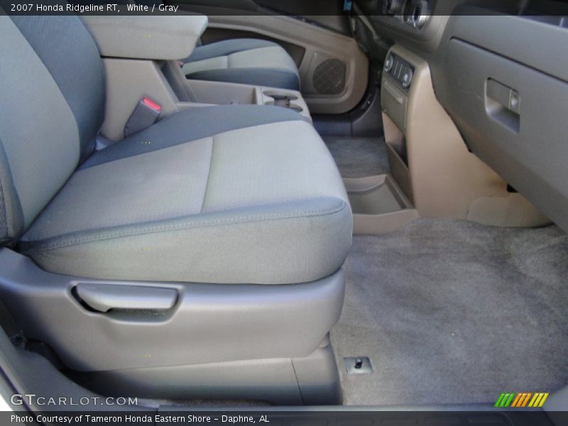 White / Gray 2007 Honda Ridgeline RT