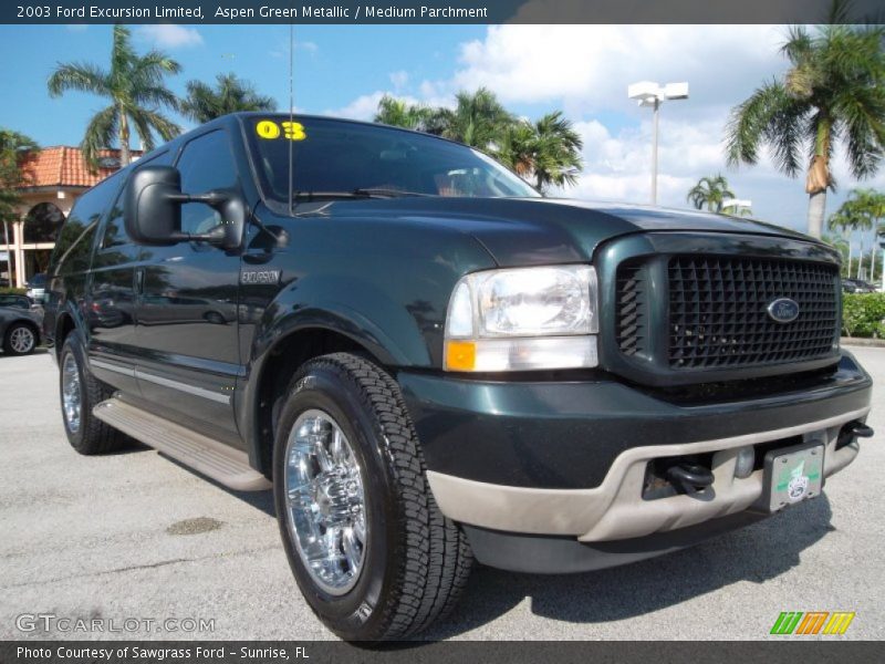 Front 3/4 View of 2003 Excursion Limited