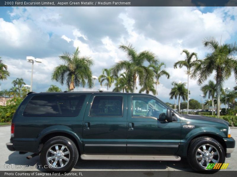  2003 Excursion Limited Aspen Green Metallic