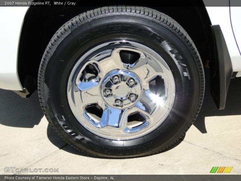 White / Gray 2007 Honda Ridgeline RT