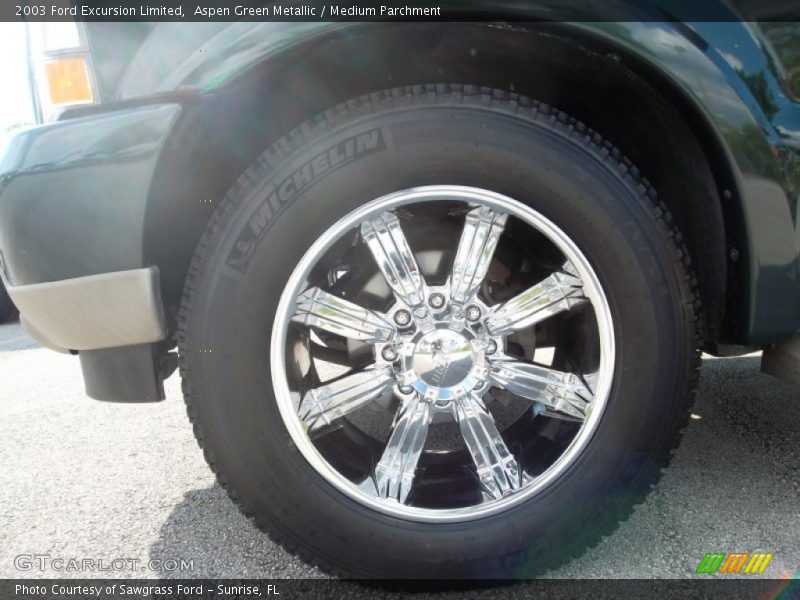 Aspen Green Metallic / Medium Parchment 2003 Ford Excursion Limited