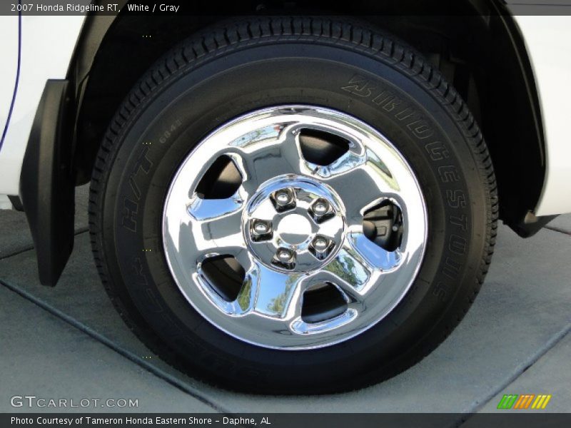 White / Gray 2007 Honda Ridgeline RT
