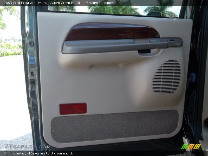 Aspen Green Metallic / Medium Parchment 2003 Ford Excursion Limited