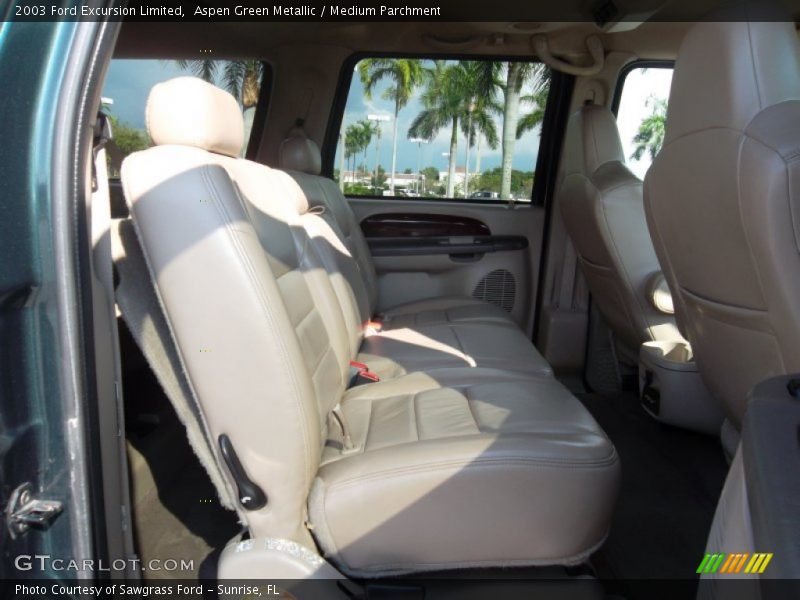Aspen Green Metallic / Medium Parchment 2003 Ford Excursion Limited