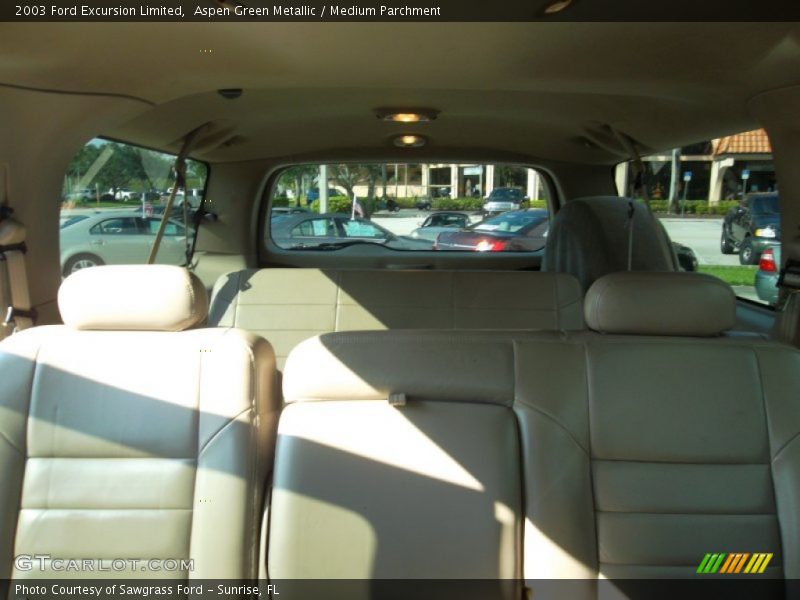 Aspen Green Metallic / Medium Parchment 2003 Ford Excursion Limited