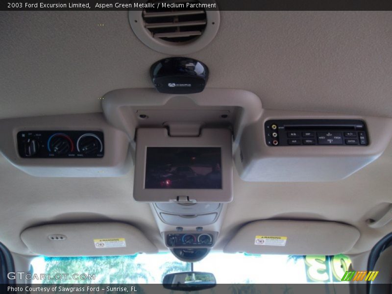 Aspen Green Metallic / Medium Parchment 2003 Ford Excursion Limited