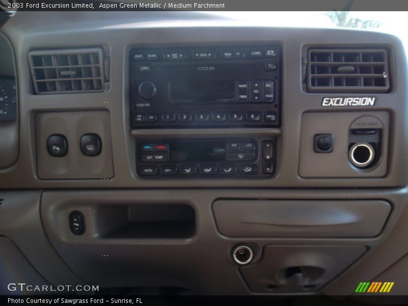 Aspen Green Metallic / Medium Parchment 2003 Ford Excursion Limited