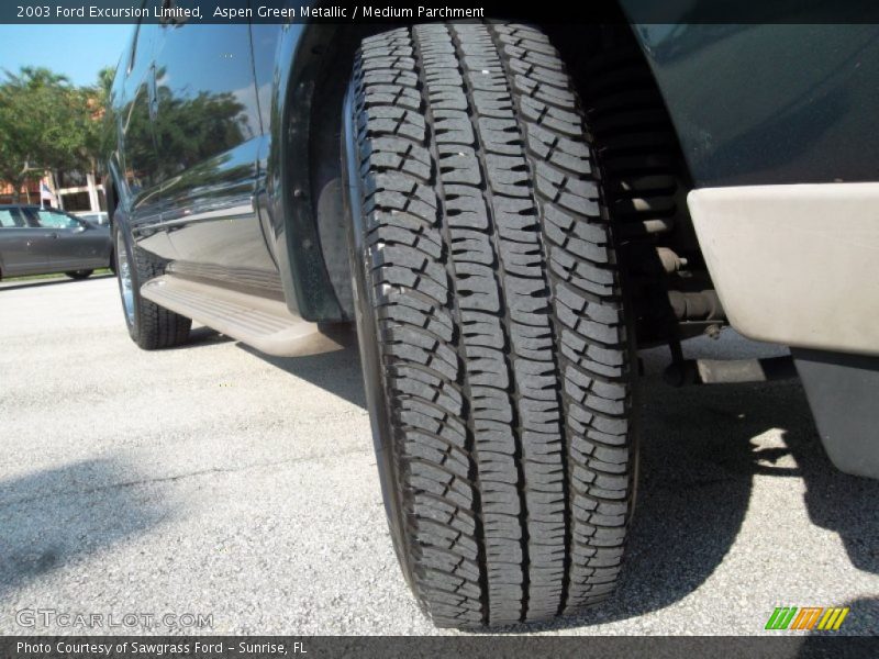 Aspen Green Metallic / Medium Parchment 2003 Ford Excursion Limited