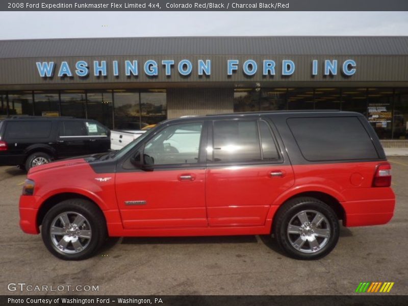 Colorado Red/Black / Charcoal Black/Red 2008 Ford Expedition Funkmaster Flex Limited 4x4