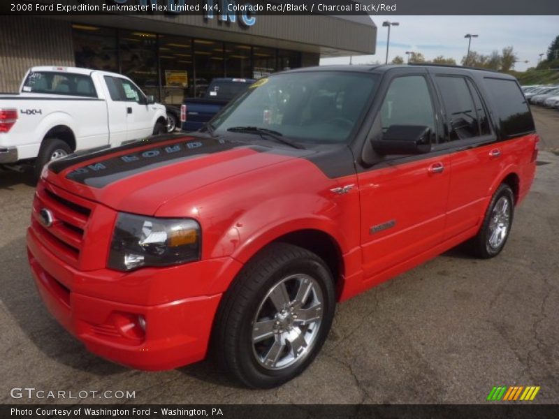 Colorado Red/Black / Charcoal Black/Red 2008 Ford Expedition Funkmaster Flex Limited 4x4