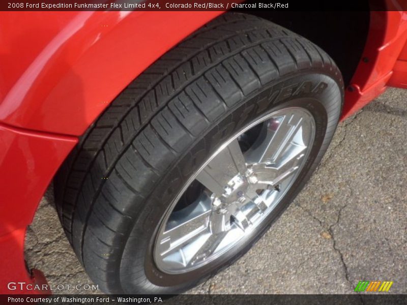 Colorado Red/Black / Charcoal Black/Red 2008 Ford Expedition Funkmaster Flex Limited 4x4