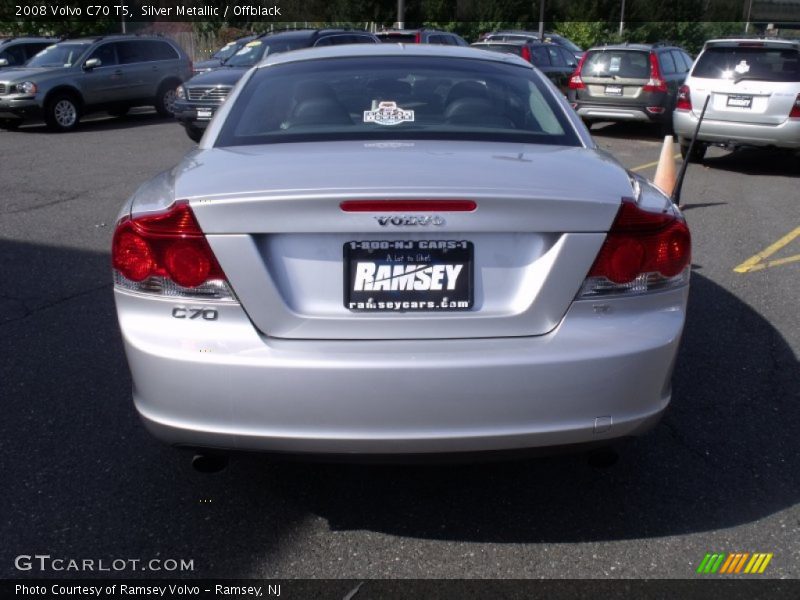 Silver Metallic / Offblack 2008 Volvo C70 T5