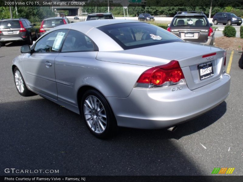 Silver Metallic / Offblack 2008 Volvo C70 T5