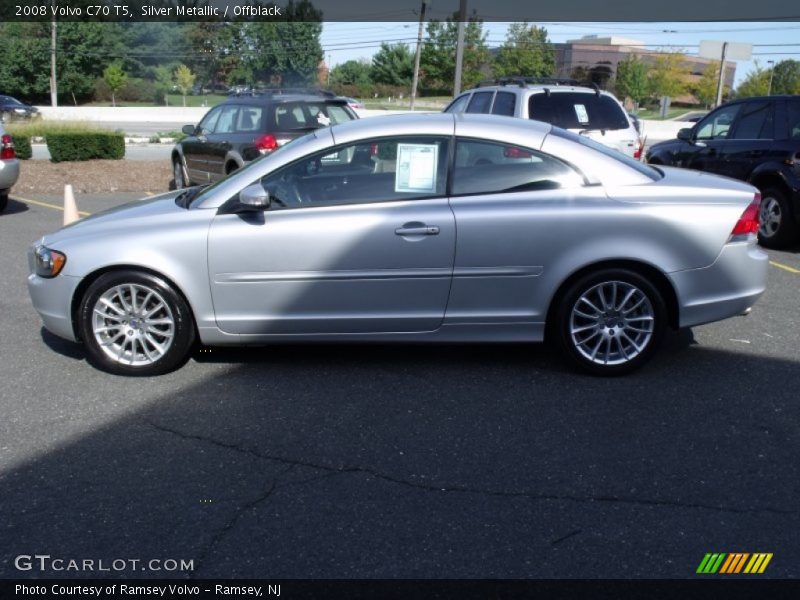 Silver Metallic / Offblack 2008 Volvo C70 T5
