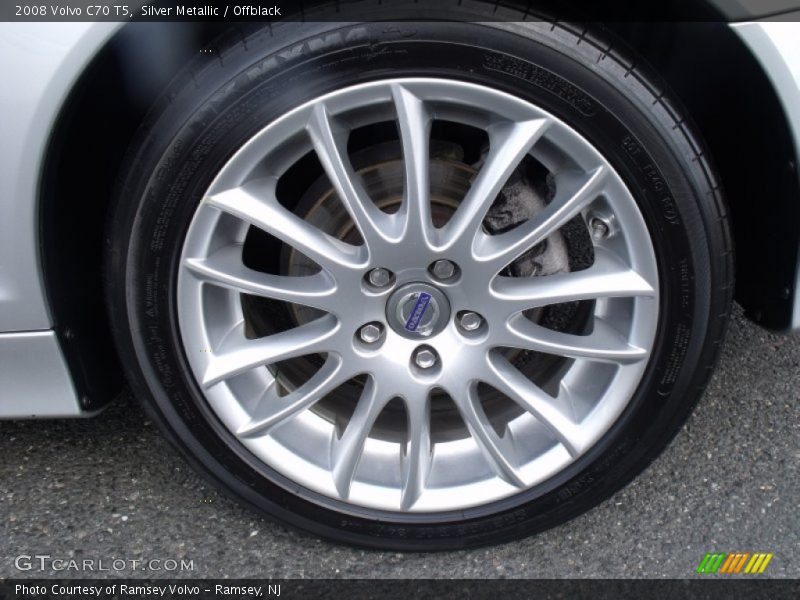 Silver Metallic / Offblack 2008 Volvo C70 T5