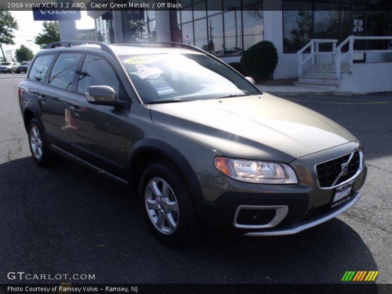 Caper Green Metallic / Off Black 2009 Volvo XC70 3.2 AWD