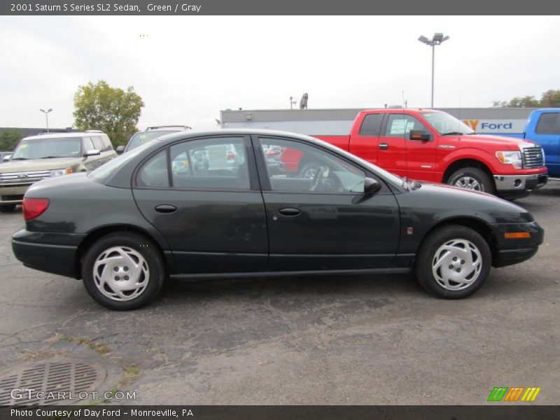 Green / Gray 2001 Saturn S Series SL2 Sedan