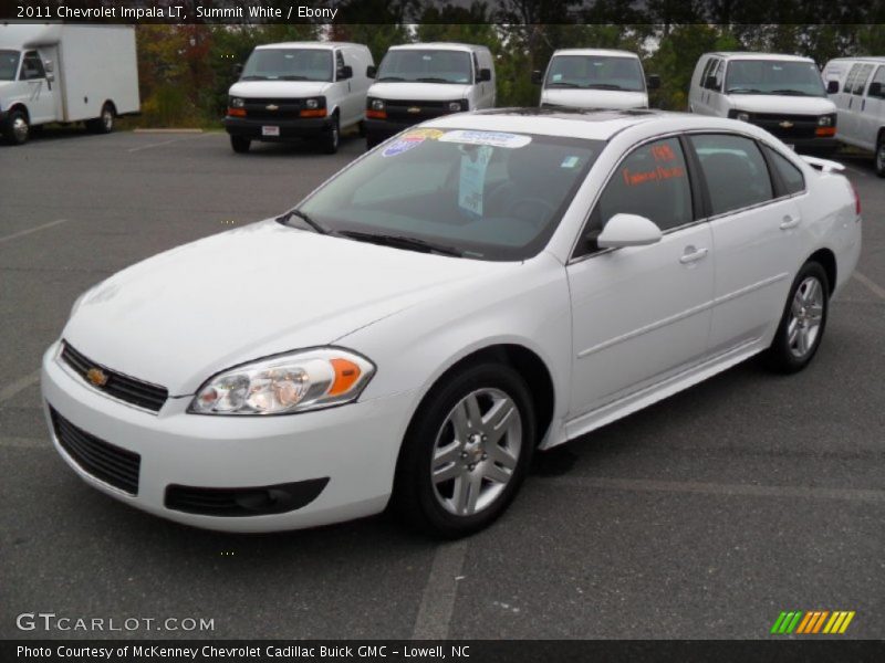 Summit White / Ebony 2011 Chevrolet Impala LT