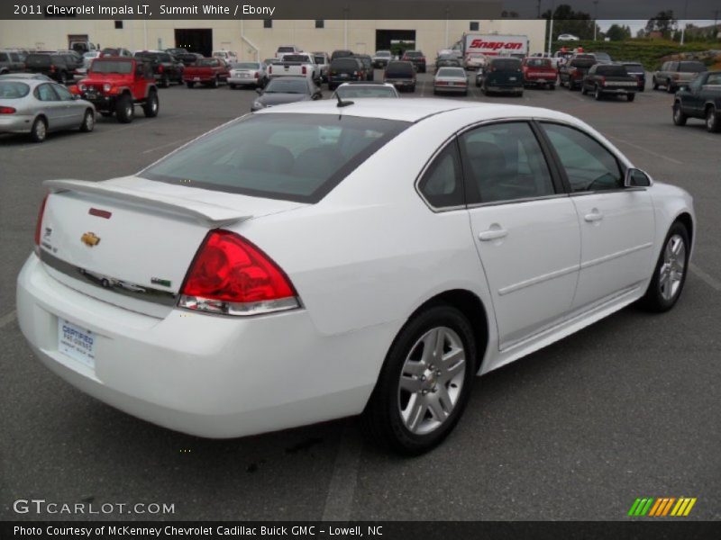 Summit White / Ebony 2011 Chevrolet Impala LT