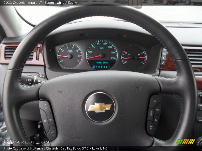 Summit White / Ebony 2011 Chevrolet Impala LT