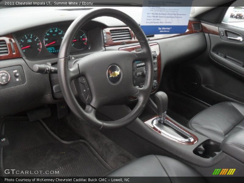 Summit White / Ebony 2011 Chevrolet Impala LT