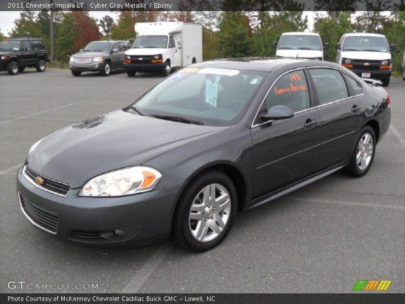 Cyber Gray Metallic / Ebony 2011 Chevrolet Impala LT