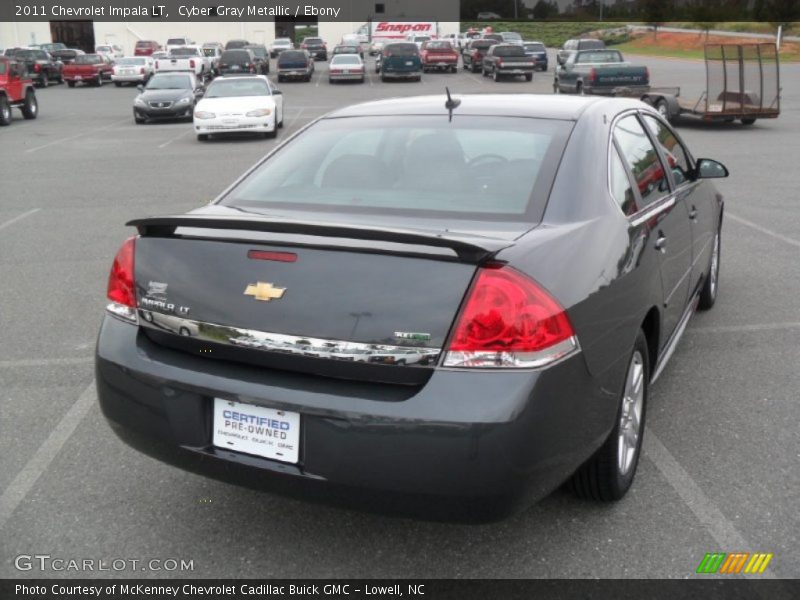 Cyber Gray Metallic / Ebony 2011 Chevrolet Impala LT