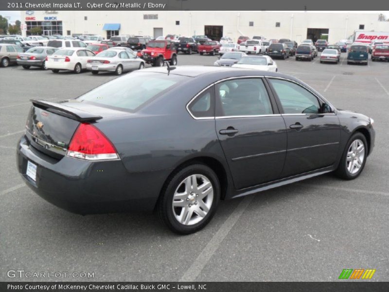 Cyber Gray Metallic / Ebony 2011 Chevrolet Impala LT