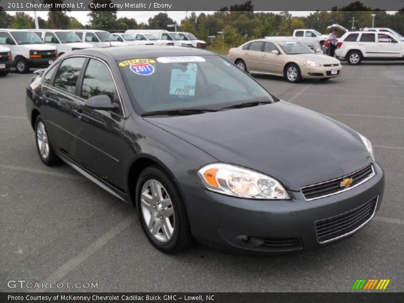 Cyber Gray Metallic / Ebony 2011 Chevrolet Impala LT