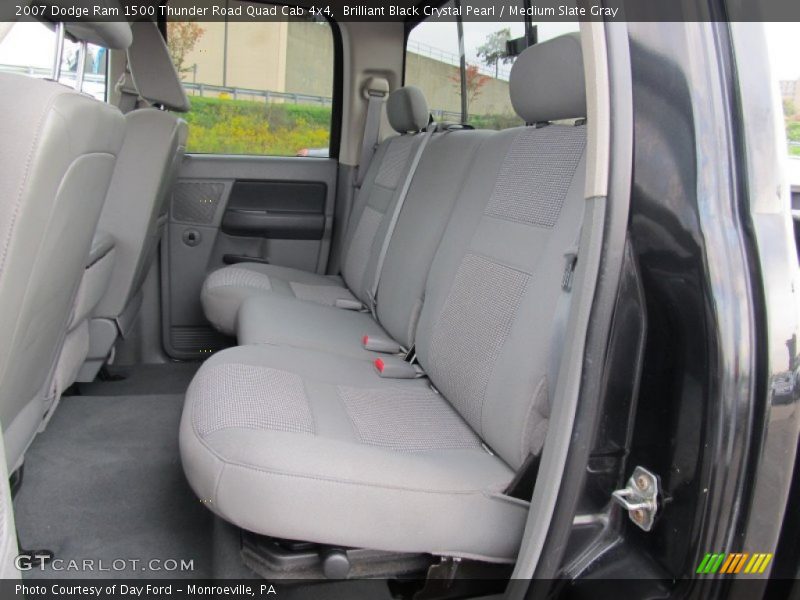 Brilliant Black Crystal Pearl / Medium Slate Gray 2007 Dodge Ram 1500 Thunder Road Quad Cab 4x4