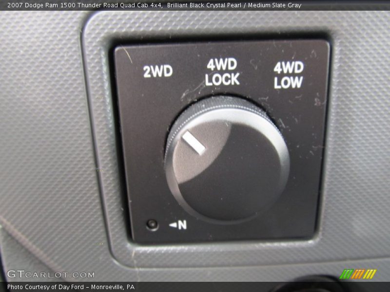 Brilliant Black Crystal Pearl / Medium Slate Gray 2007 Dodge Ram 1500 Thunder Road Quad Cab 4x4