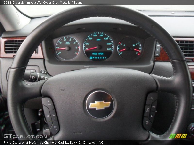Cyber Gray Metallic / Ebony 2011 Chevrolet Impala LT