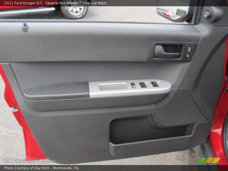 Sangria Red Metallic / Charcoal Black 2011 Ford Escape XLT