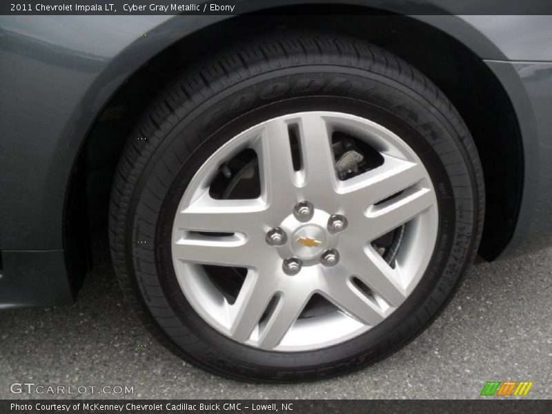 Cyber Gray Metallic / Ebony 2011 Chevrolet Impala LT
