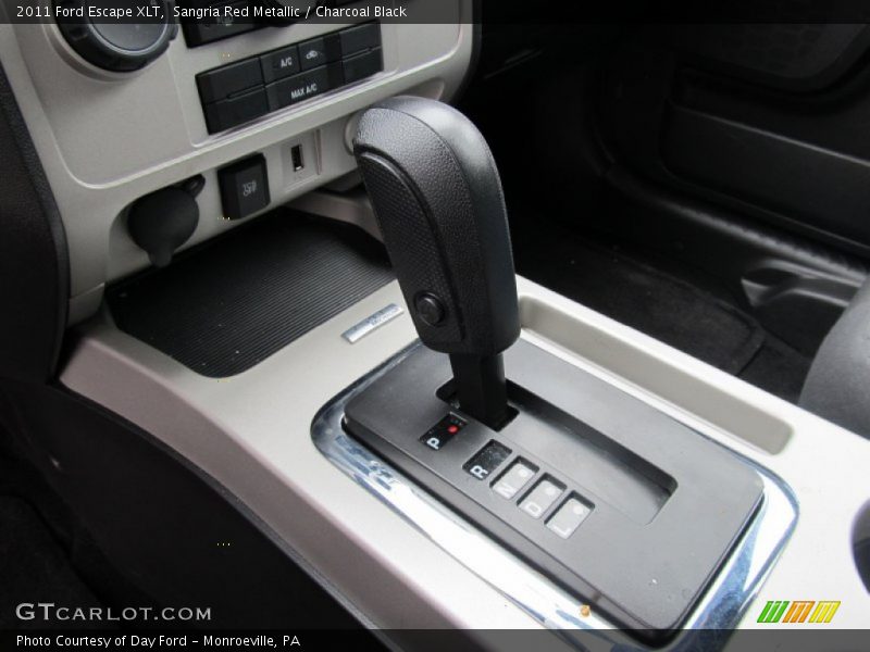 Sangria Red Metallic / Charcoal Black 2011 Ford Escape XLT