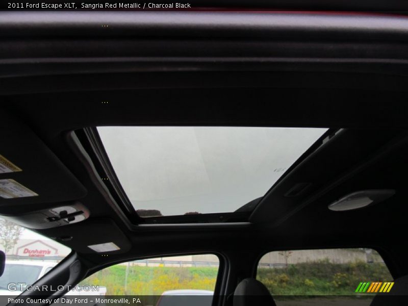 Sangria Red Metallic / Charcoal Black 2011 Ford Escape XLT