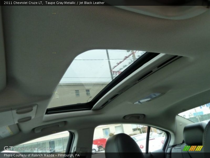 Taupe Gray Metallic / Jet Black Leather 2011 Chevrolet Cruze LT