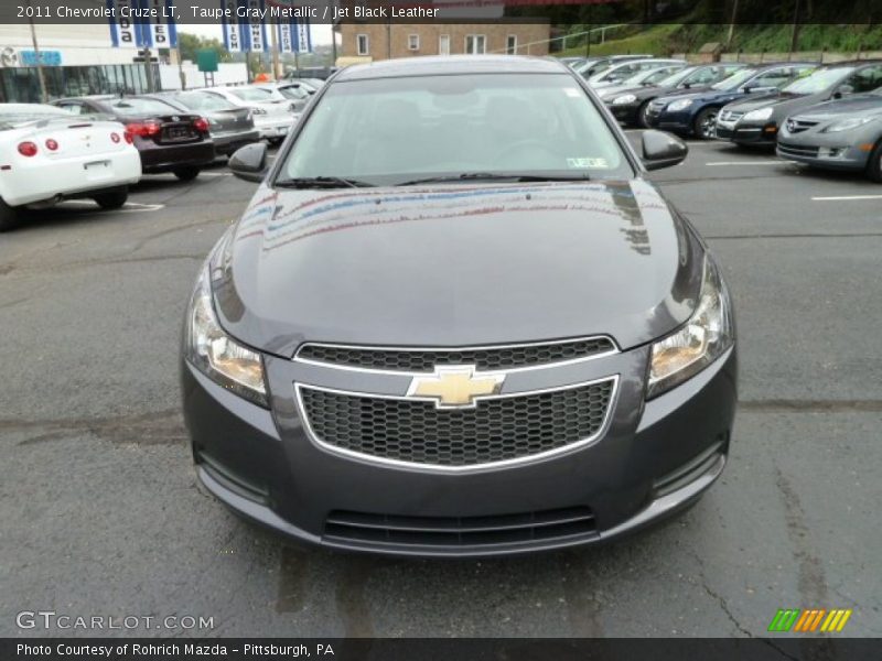 Taupe Gray Metallic / Jet Black Leather 2011 Chevrolet Cruze LT