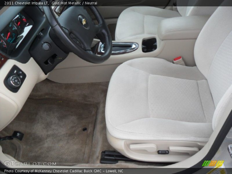 Gold Mist Metallic / Neutral 2011 Chevrolet Impala LT